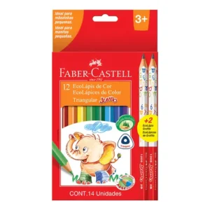 Lapis de cor jumbo faber castell 12uni