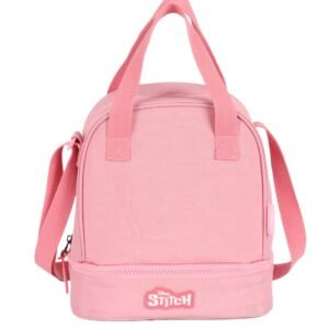 Lancheira Stitch rosa
