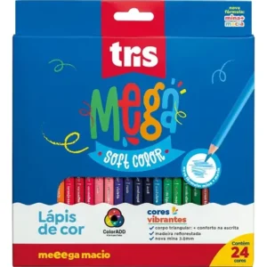 Lapis de cor tris soft color 24uni