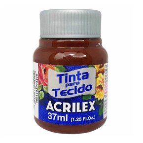 Tinta de tecido marrom