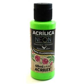 Tinta acrilica neon verde