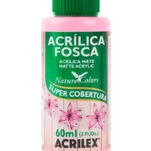 Tinta acrilica fosca rosa