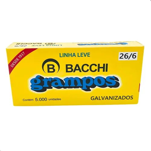Grampos Bacchi 5 mil unidades