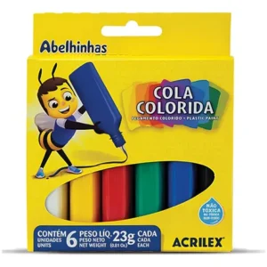 Cola Plastic paint colorida