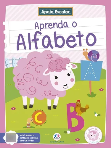 Livro apoio escolar alfabeto