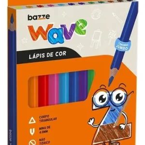 Lapis de cor Bazze Wave 12 cores