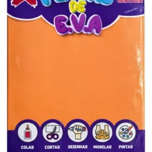 Placa de E.V.A laranja