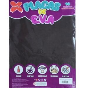 Placas de E.V.A preta