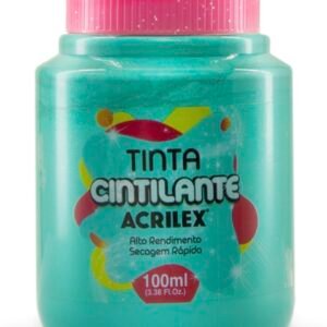 Tinta Cintilante verde agua