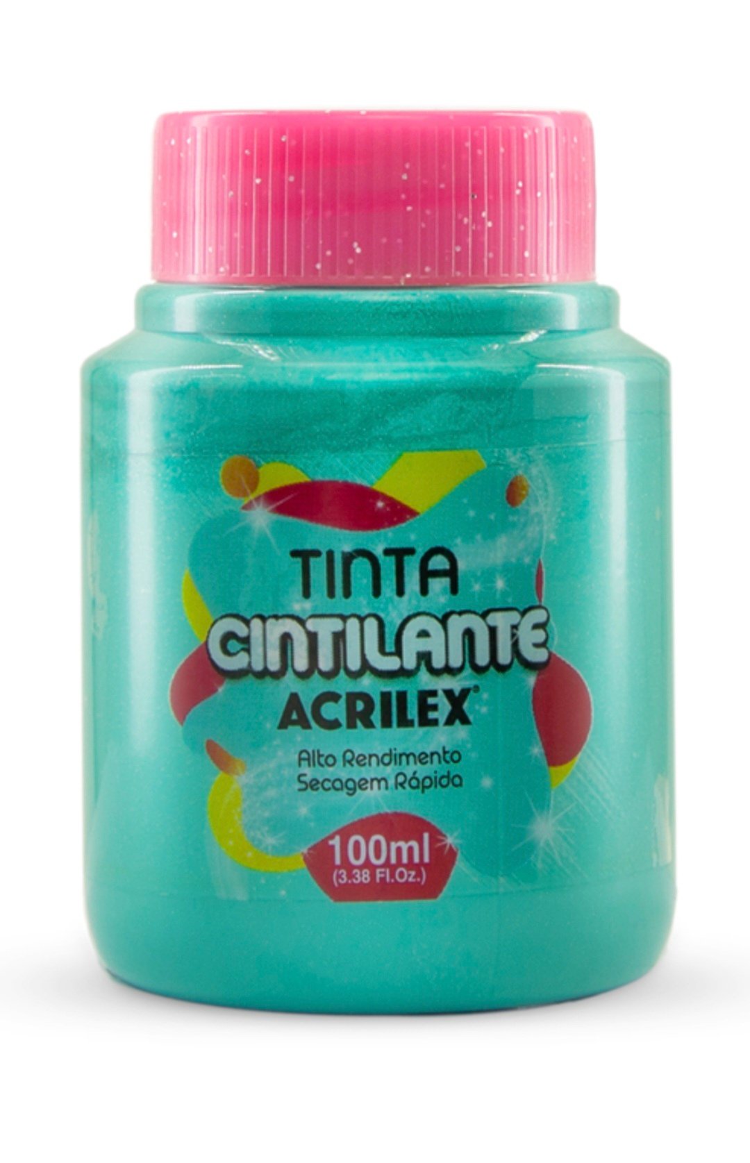 Tinta Cintilante verde agua