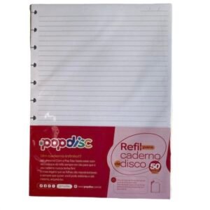 Refil caderno disco Popdisc