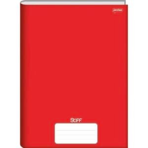 Caderno Stiff vermelho