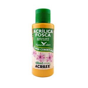 Tinta acrilica fosca amarela