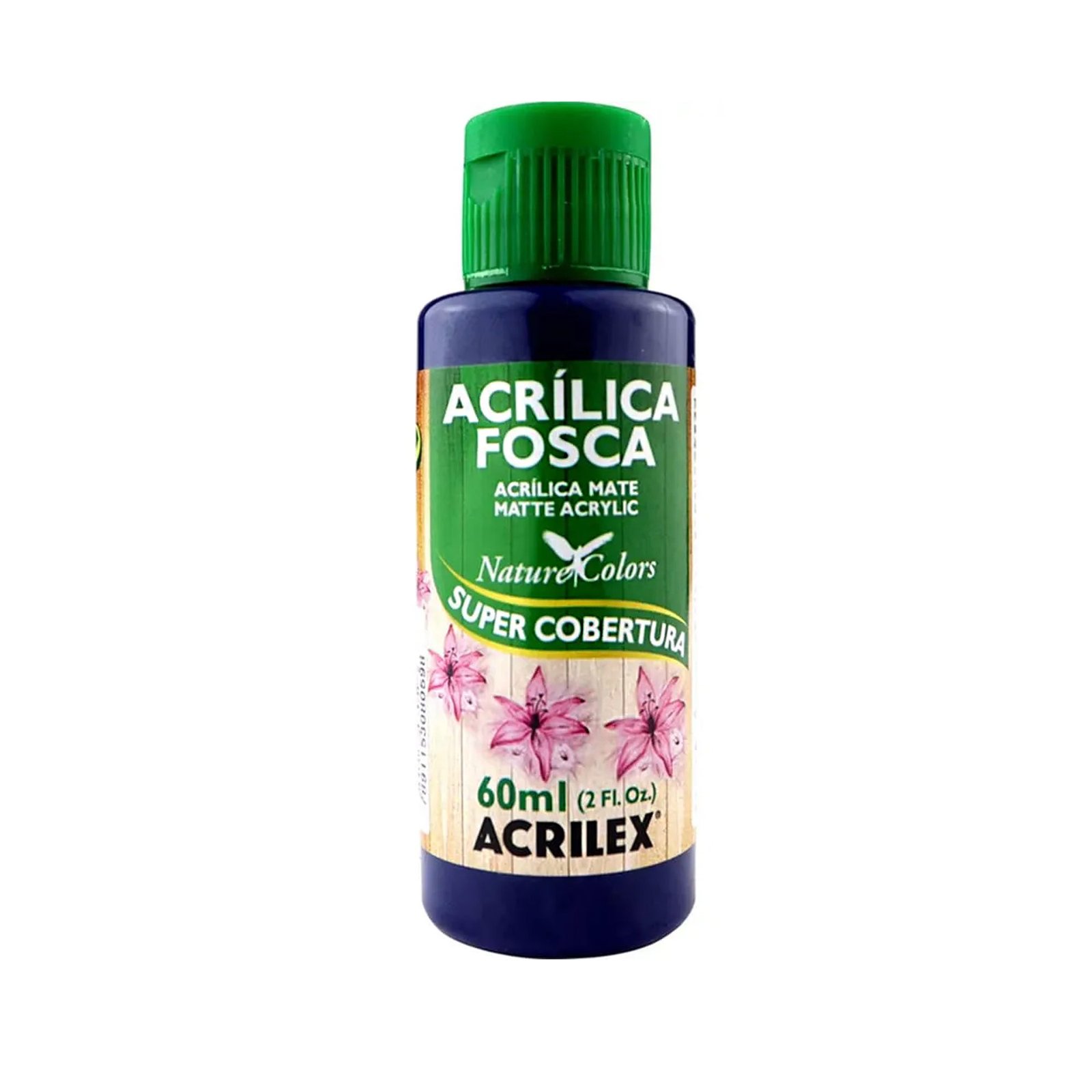 Tinta acrilica fosca azul marinho