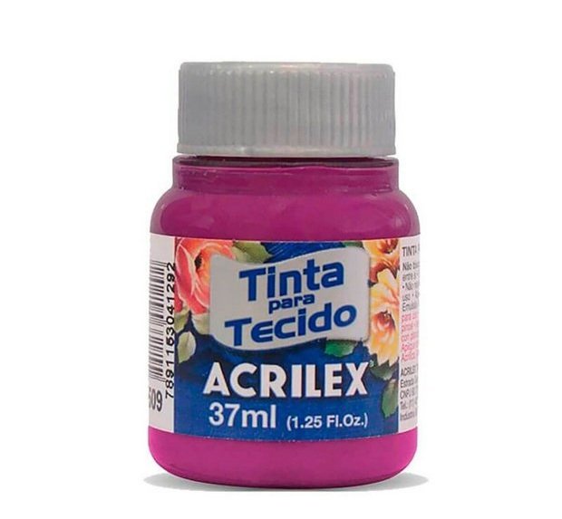 Tinta de tecido roxa