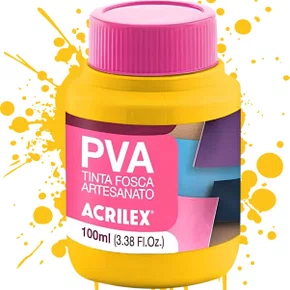 Tinta PVA amarela