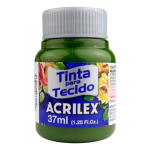 Tinta de tecido verde escuro