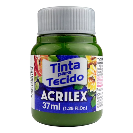 Tinta de tecido verde escuro