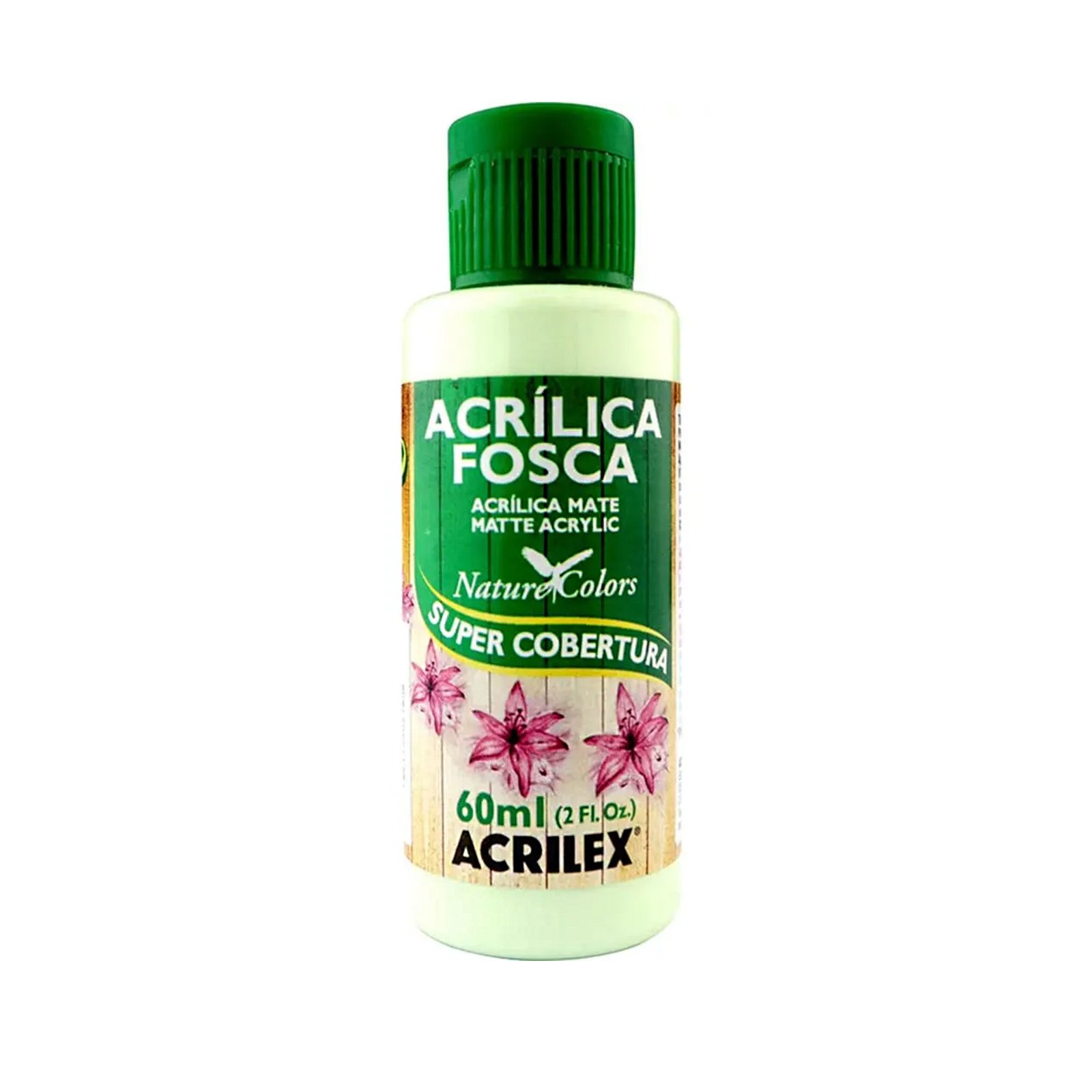 Tinta acrilica fosca verde