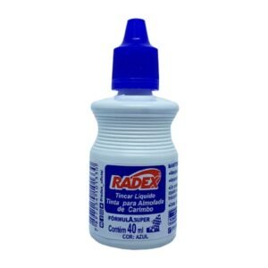 Tinta para carimbo radex azul