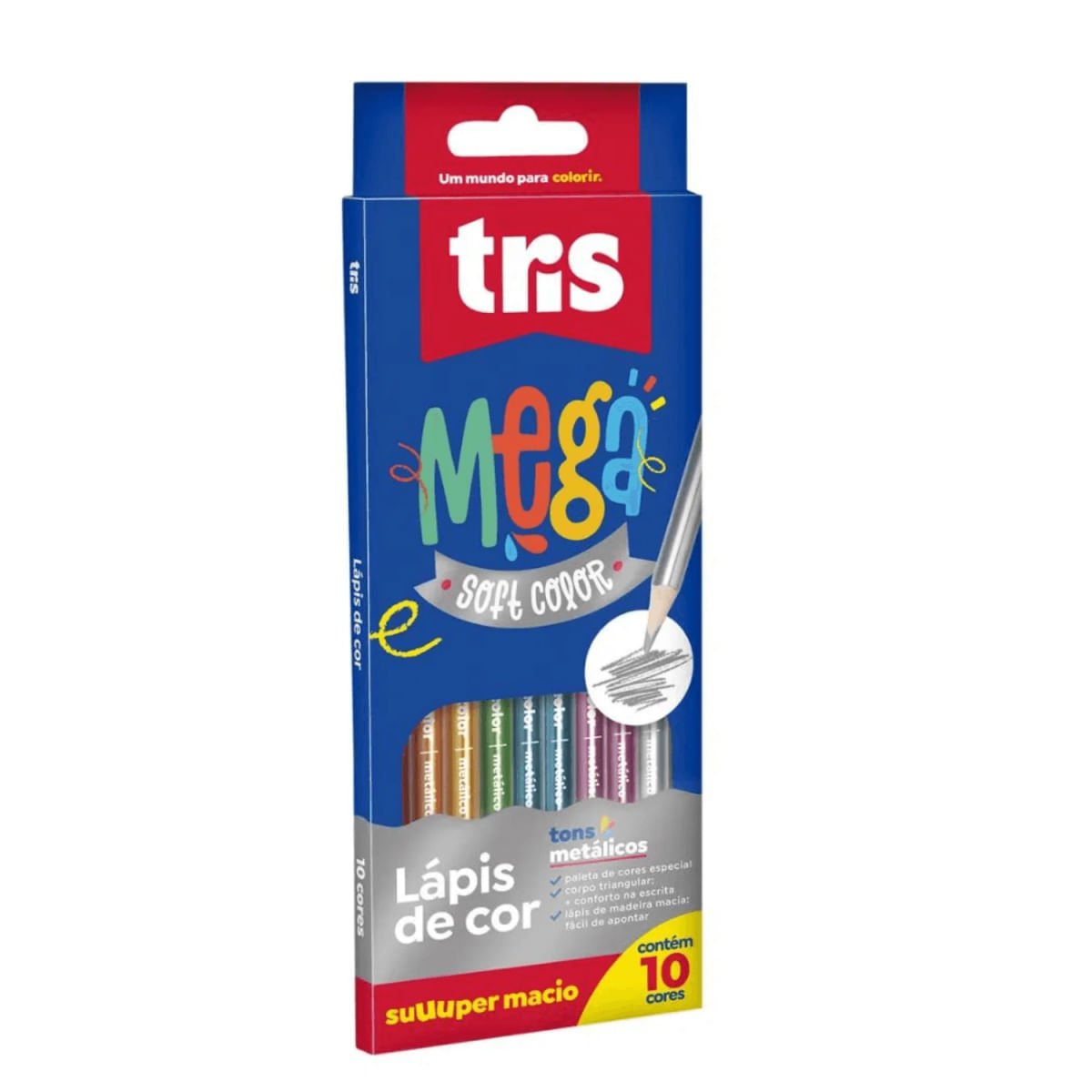 lápis de cor Tris Mega Soft Color
