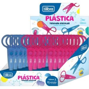 Tesoura plastica escolar