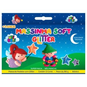 Massinha soft glitter