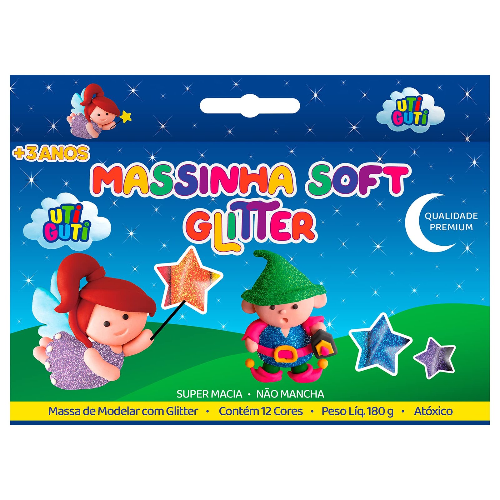 Massinha soft glitter