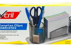 Organizador de mesa 3 em 1