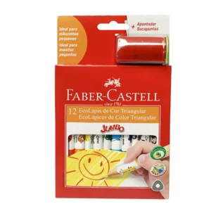 EcoLápis de Cor Triangular Jumbo da marca Faber-Castell