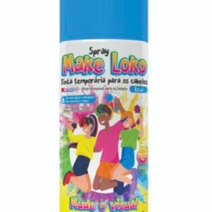 Spray de cabelo make loko azul