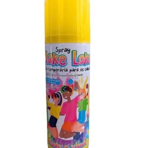 Spray de cabelo make loko amarelo