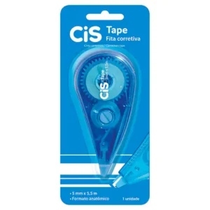Corretivo em fita Cis Tape azul