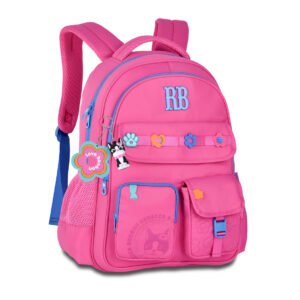 Mochila rebeca bonbon flower power rosa
