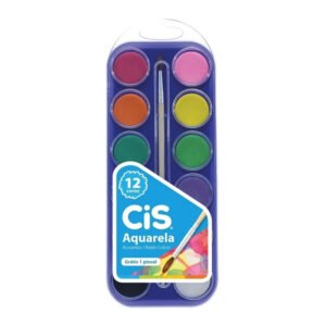 Aquarela 12 cores CIS